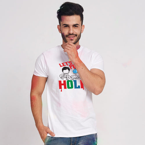 Lets Play Holi Family Tees
