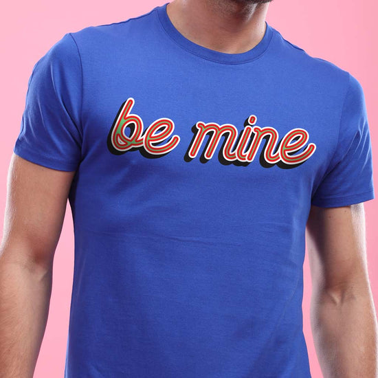 Be Mine Please! (Blue), Matching Couples Tees