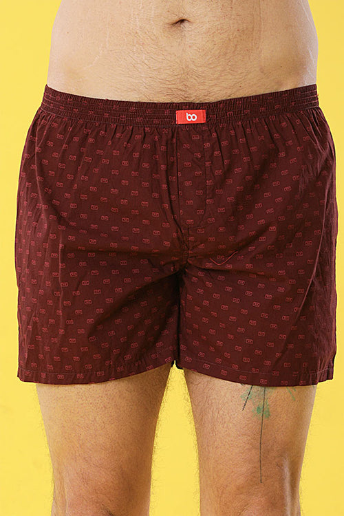 Maroon Bliss, Matching Couples Boxers