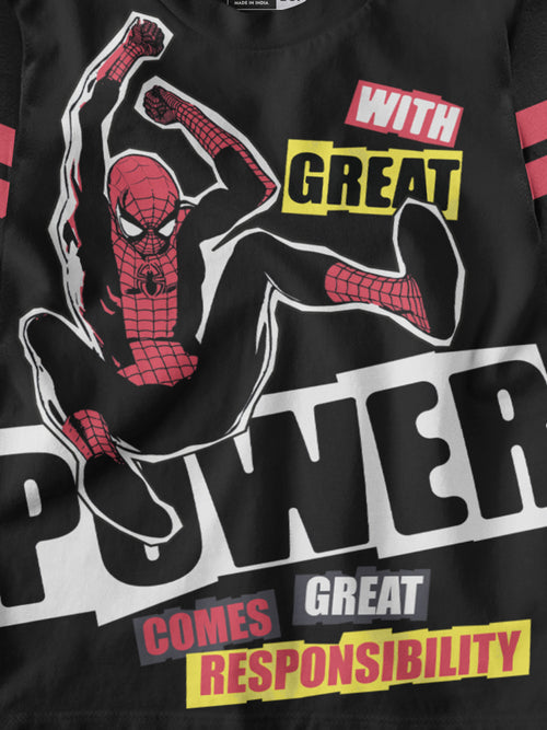 Spider Full Sleeve Boys Tshirt