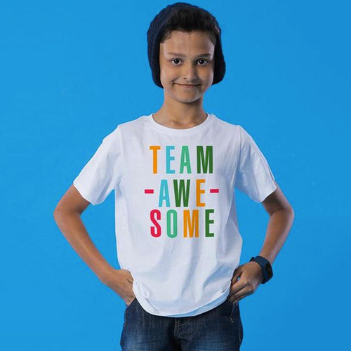 Team Awesome Mom Tees For Boys  for son