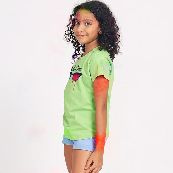 The Holi Crew Family Tees for daughter