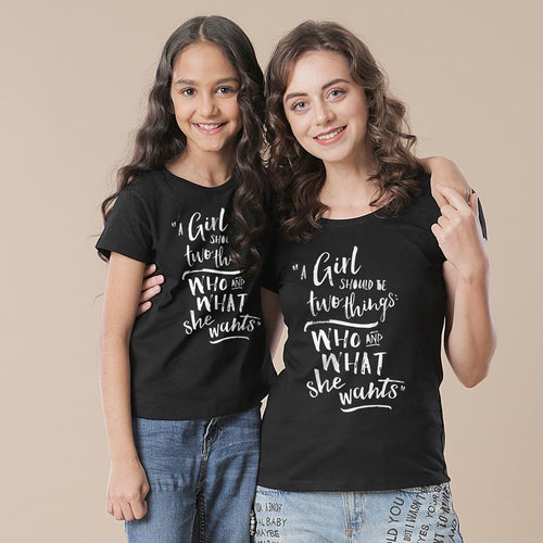 A Girl Should Be Two Things Tees