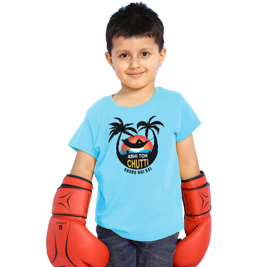 Abhi Toh Chutti Suru Hui Hai Matching Sibling Tees