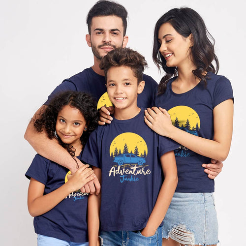 Adventure Junkie Matching Tees For Family