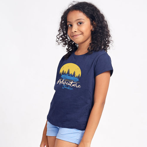 Adventure Junkie Matching Family Tees for Daughter