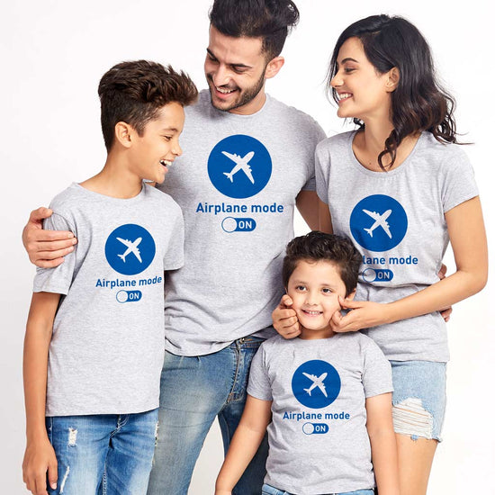 Airplane Mode Matching Tees For Family