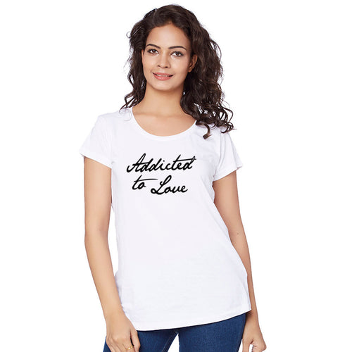 Addicted To Love Couple Tees for women