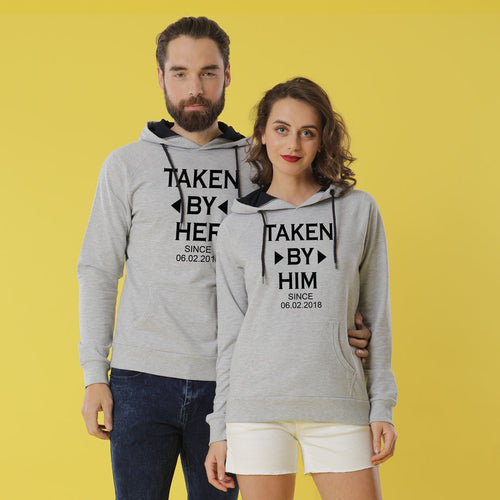 Already Taken Personalised Hoodies For Couples