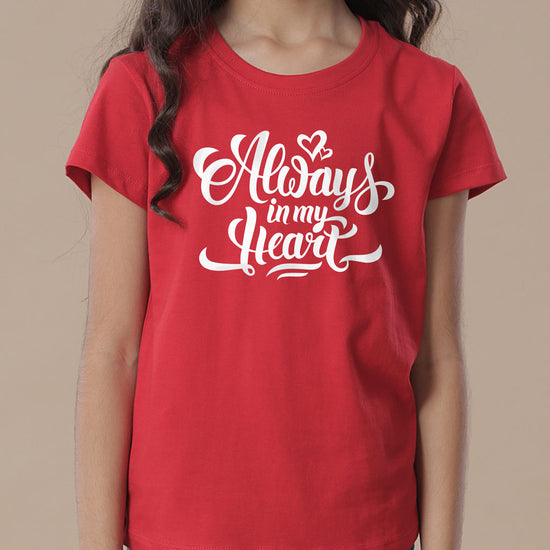 Always In My Heart Mom & Daughter Tees