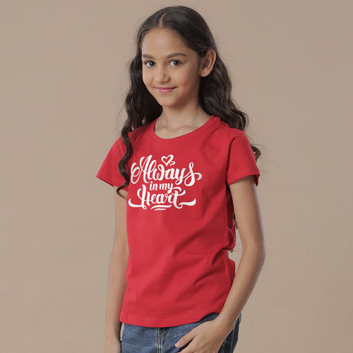 Always In My Heart Mom & Daughter Tees