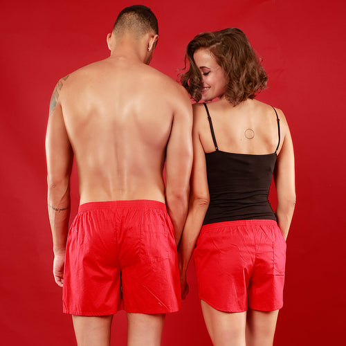 Amore, Matching Red Couple Boxers