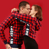 Amore (Woven Pattern), Matching Hoodie For Men And Crop Hoodie For Women