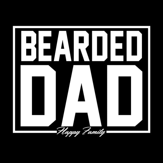 Black Bearded Dads Father-SonTees