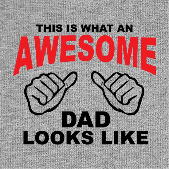 Awesome Dad Looks Like Dad, Daughter and Son Tee