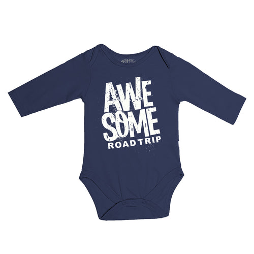 Awesome Road Trip, Matching Travel Tees For Infant