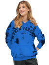 New York Royal Blue Hoodies For Women