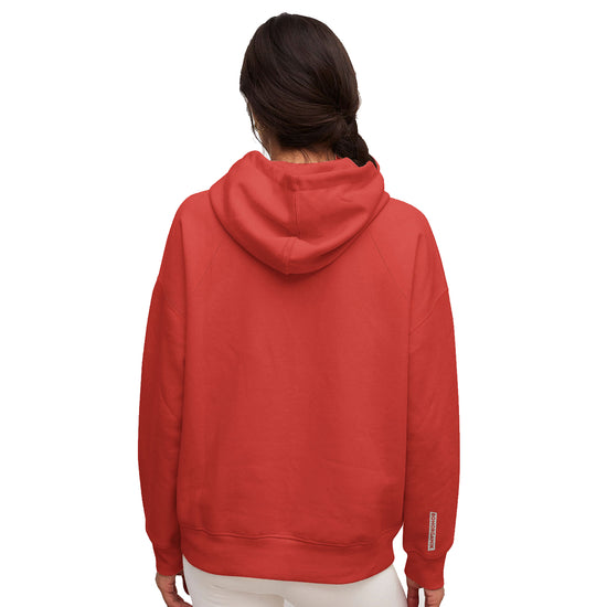 Flower Red Hoodies For Women