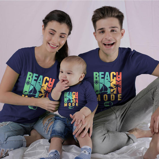 Beach Mode Matching Family Tees