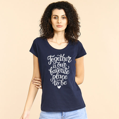 Together Is Our Favourite Place Couple Tees