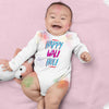 Happy Wali Holi Matching Bodysuit And Tee For Brother