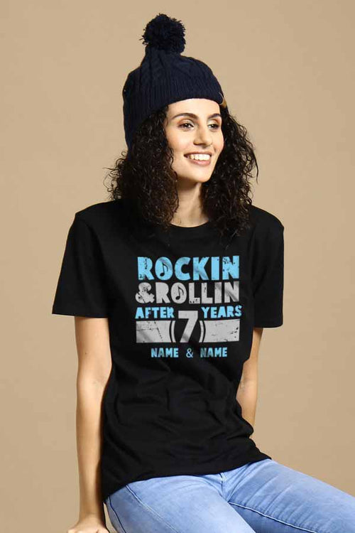 Rocking And Rolling, Matching Customisable Tees For Women