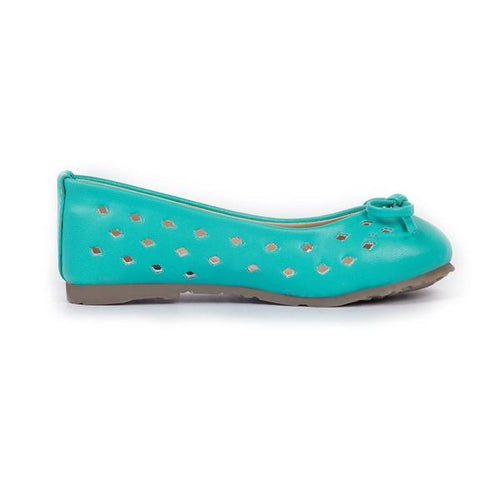 Kids Sea Green Ballerinas