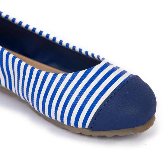So Nautical Matching Ballerinas For Daughter