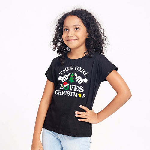 This Family Loves Christmas Family Tees For Daughter