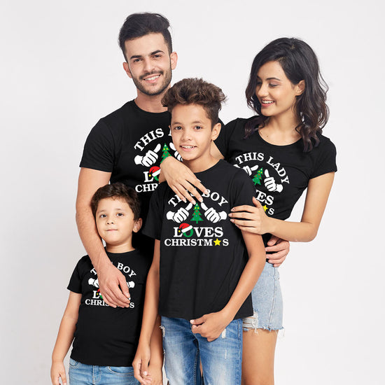 This Family Loves Christmas Family Tees