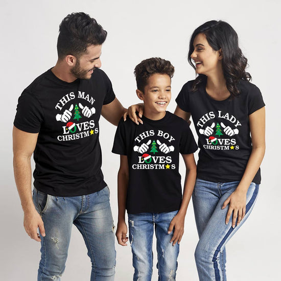 This Family Loves Christmas Family Tees