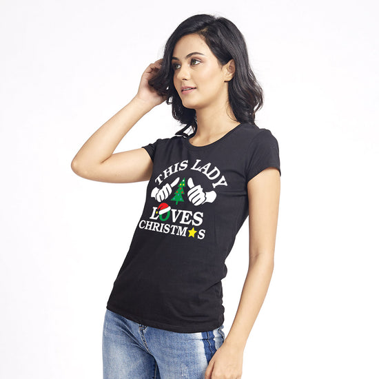 This Family Loves Christmas Family Tees For Women