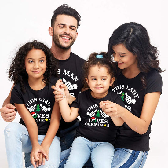 This Family Loves Christmas Family Tees