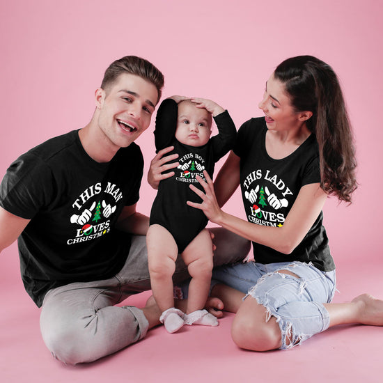 This Family Loves Christmas Family Tees