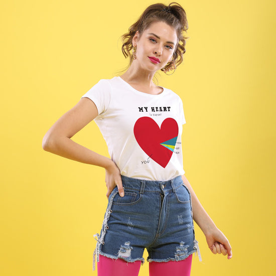 My Hearts, Pie Chart, Matching Couples Tees For Women
