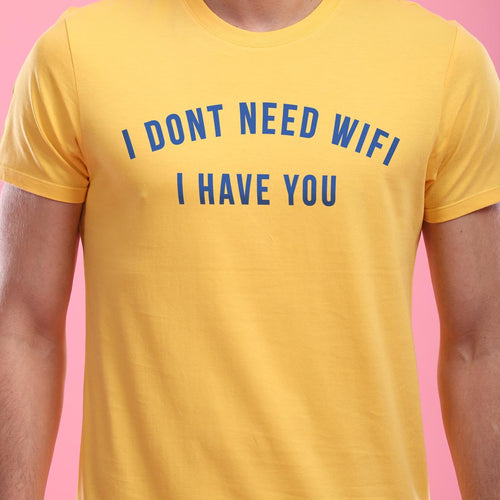 Better Than WiFi (Yellow), Matching Couples Tees