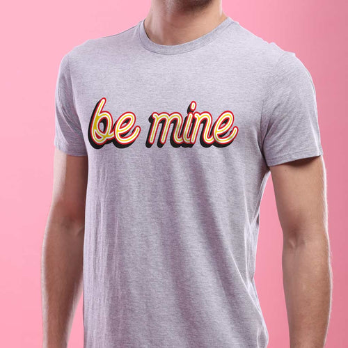 Be Mine Please! (Grey) Matching Couples Tees