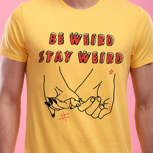 The Weirdos! (yellow) Matching Couples Tees