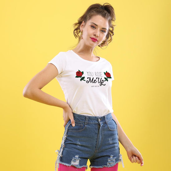 Roses And Thorns, Matching Couples Tees For Women