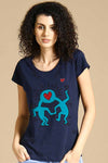 Better Together Heartin Couple Tees for women