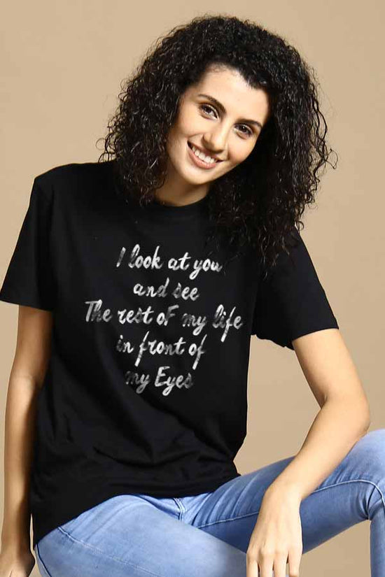 I Look At You And See Couple Tees for women