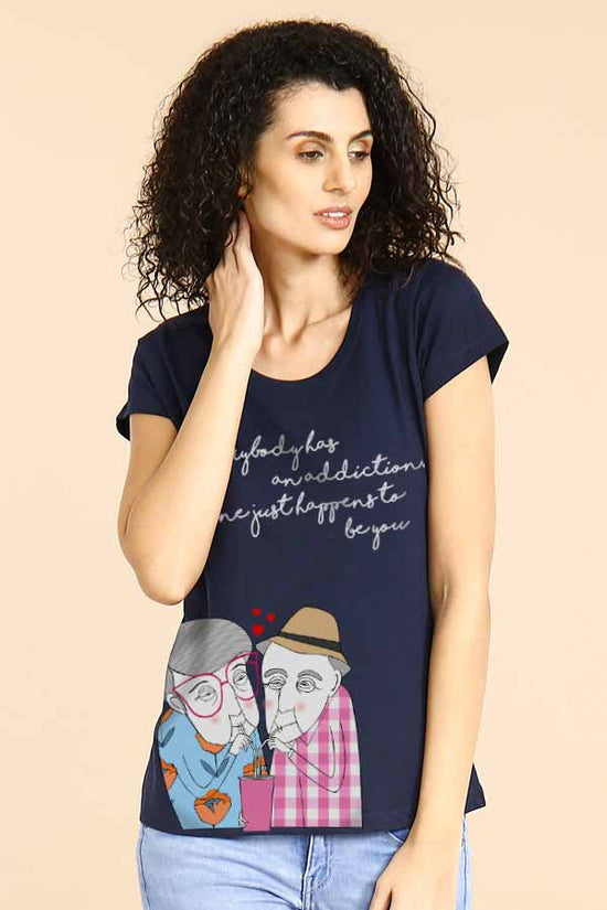 Everybody Has An Addiction Couple Tees for women