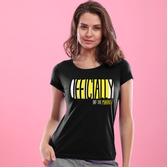 Officially Off The Market, Matching Couples Tees For Women