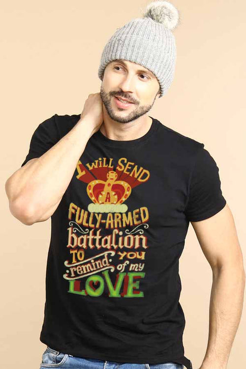 I will Send Fully Armed Battalion Couple Tees