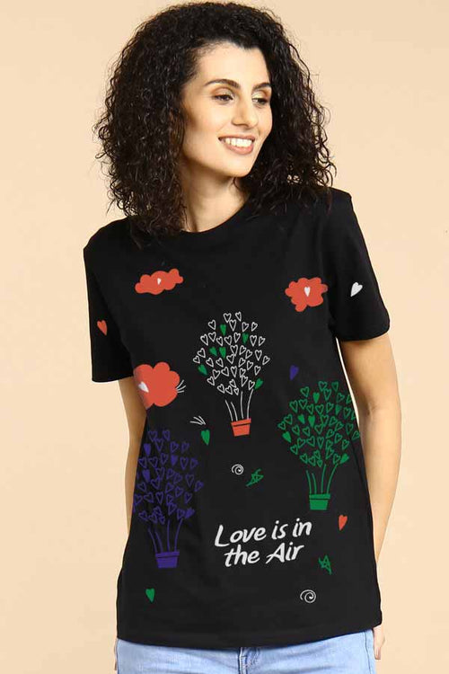 Love Is In The Air Couple Tees for women