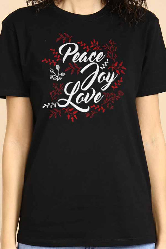 Peace Joy Love Couple Tees