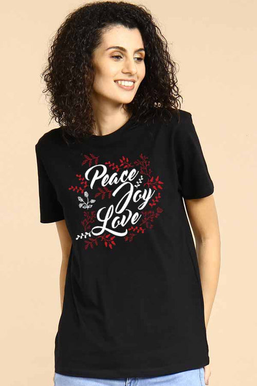 Peace Joy Love Couple Tees