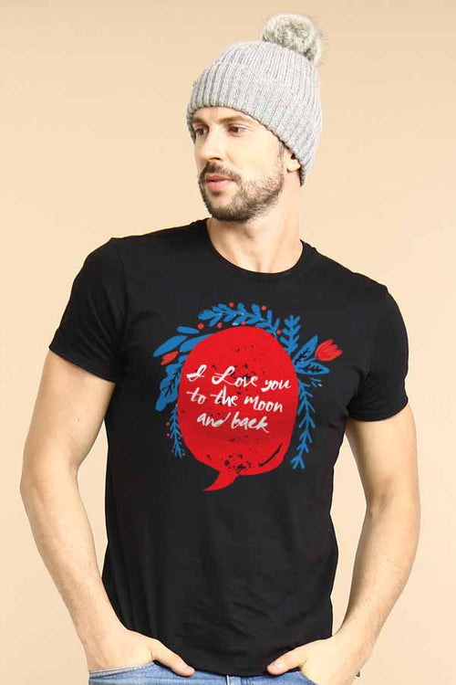 I Love You To The Moon And Back Couple Tees