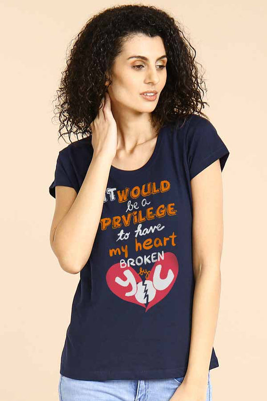 It Would Be A Priviledge  Couple Tees for women