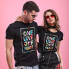 One Heart, One Love Matching Couples Tees